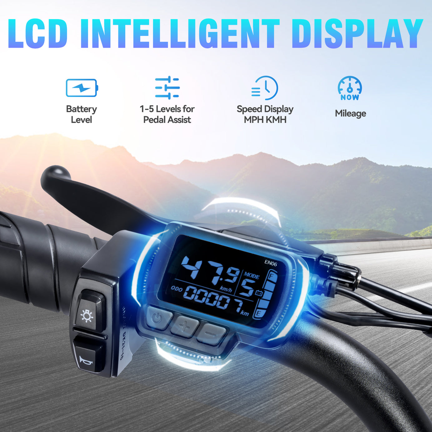 Ridstar® Q20 1000W Fat Tire Ebike