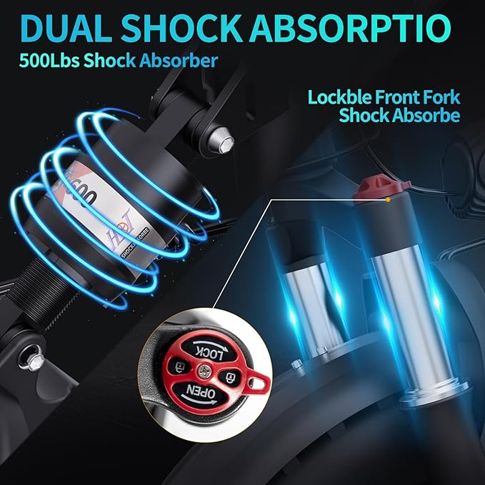 Ridstar 26Inch Folding Electric Bike-5