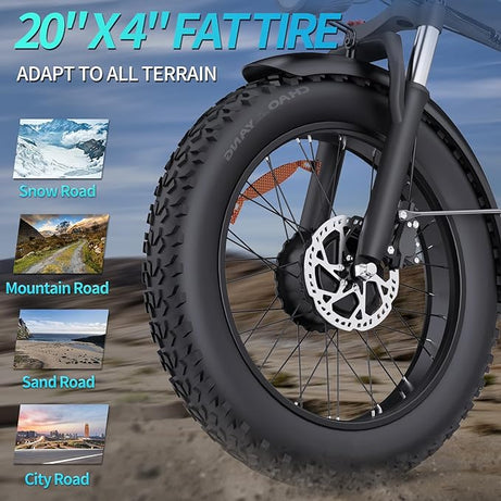 Ridstar 26Inch Folding Electric Bike-3