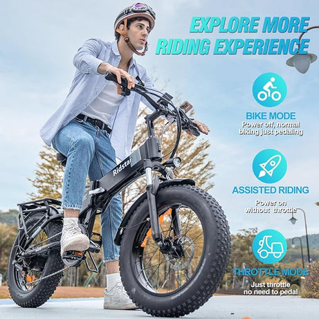 Ridstar 20Inch Folding Electric Bike-6