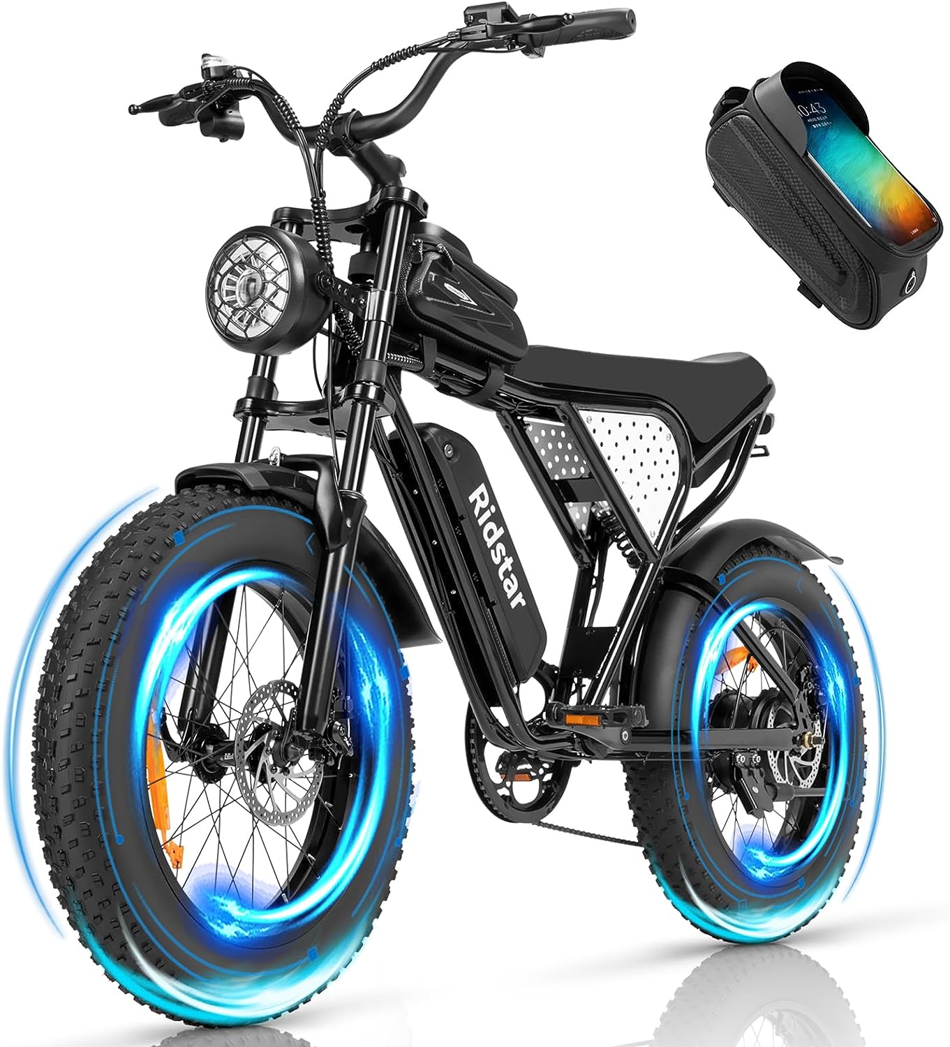Ridstar Q20 1000W Fat Tire Ebike-1